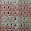 Gehäkelte Smartphonetasche Handysocke mit Minitäschchen weiß-rosa 8,5x16cm