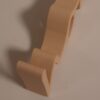 3D gedruckter Deko Schriftzug "home" in Holzoptik