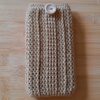 20260831_175651 Gehäkelte Smartphonetasche Handysocke messing 8x16cm