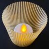 3D gedrucktes Windlicht "LINEA light" für LED-Teelicht