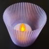 3D gedrucktes Windlicht "LINEA light" für LED-Teelicht