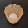 3D gedrucktes Windlicht "LINEA light polygon" für LED-Teelicht