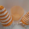 Deko-Set "Herbst": 2 Wichtel und Windlicht orange