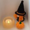 20260925_151955 Deko-Set "Halloween": Hexen-Wichtel, Windlicht und Kürbis orange