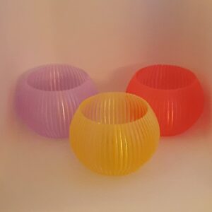 3D gedrucktes Windlicht "LINEA light rund" für LED-Teelicht