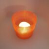 3D gedrucktes Windlicht "LINEA light" für LED-Teelicht