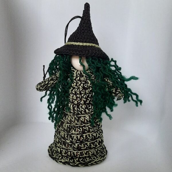 Halloween Hexe zum Hängen oder Stellen (15 cm)