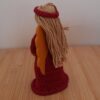 Engel Weihnachtsengel Christkind weinrot-gold zum Hängen oder Stellen (12 cm)